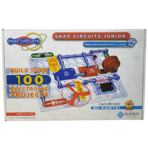 Elenco Snap Circuits Jr. SC-100 Electronics Exploration Kit, Over 100 Projects